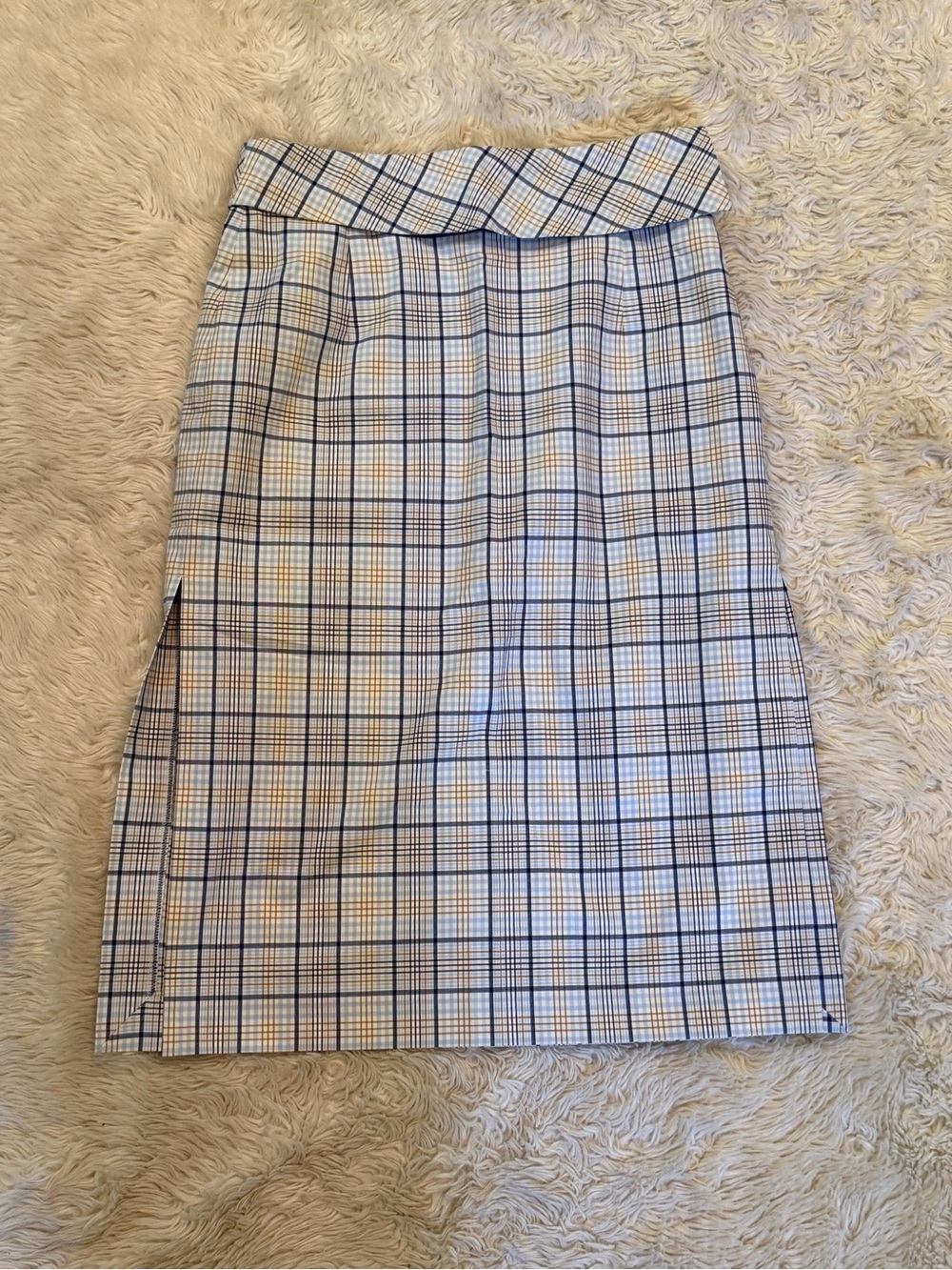 NWT Baum und Pferdgarten Susy Plaid Skirt in Light Spring Check - Size US 6